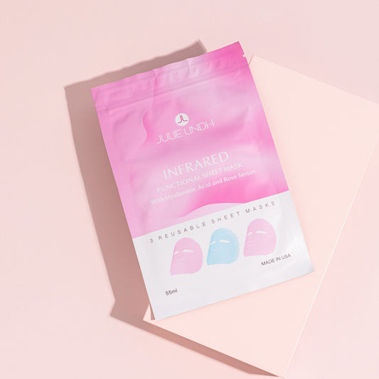 Infrared Sheet Mask in Hyaluronic Acid and Rose Serum - JULIE LINDH